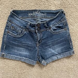 Wallflower Women's Classic Blue Jean Shorts